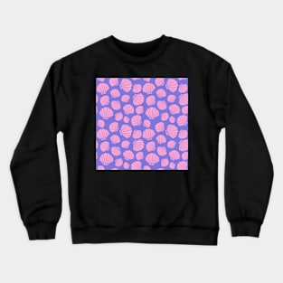 Pink Purple Shells Crewneck Sweatshirt